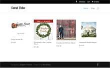 Tablet Screenshot of conradfishermusic.com